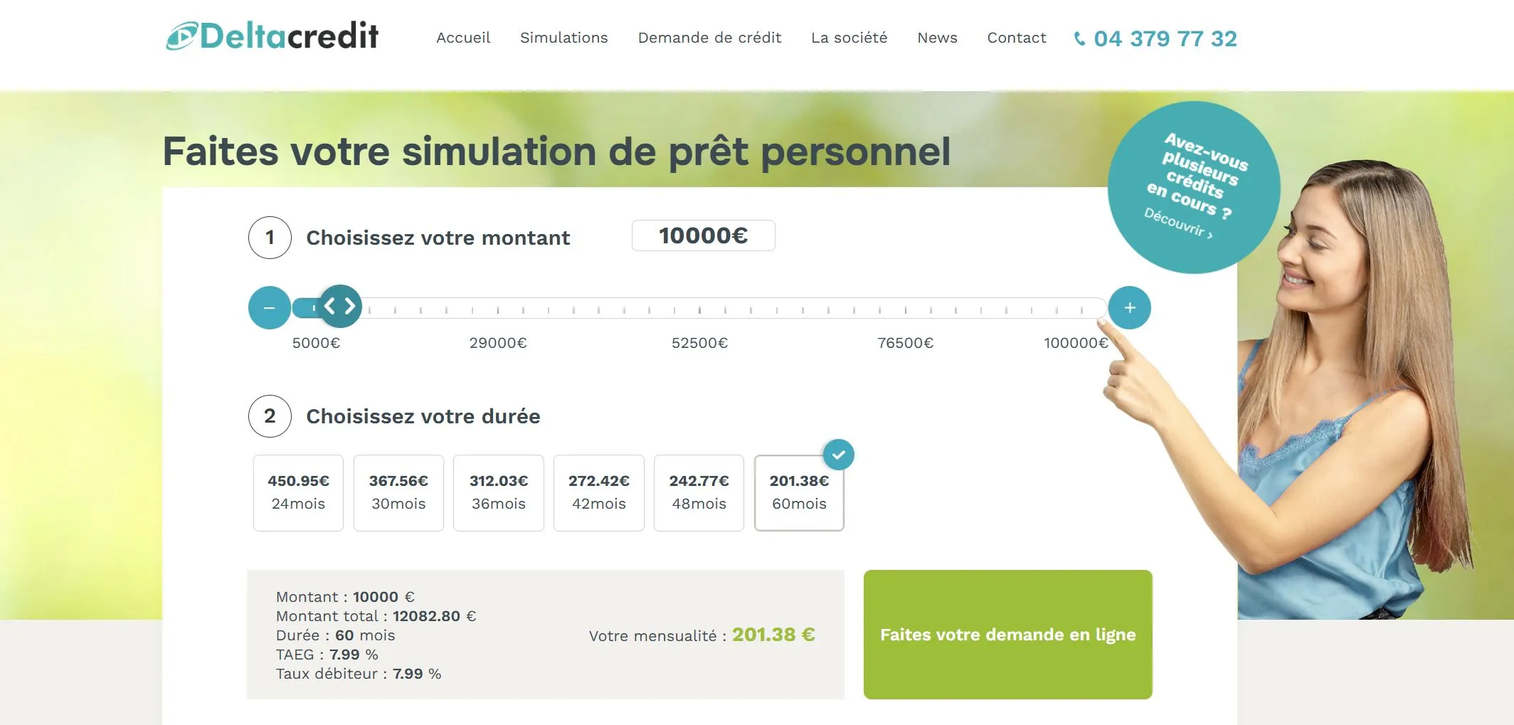 prêt personnel en ligne